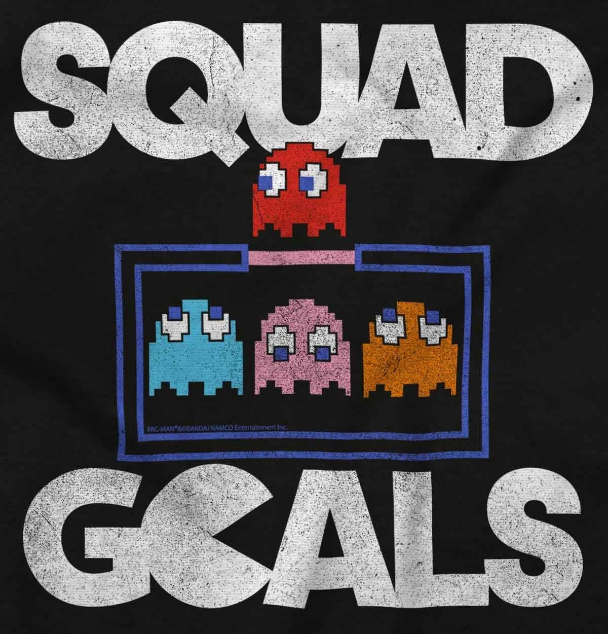 image:imageBrisco Brands PACMAN Ghosts Squad Goals BFF Besties Sweatshirt for Men or WomenBlack