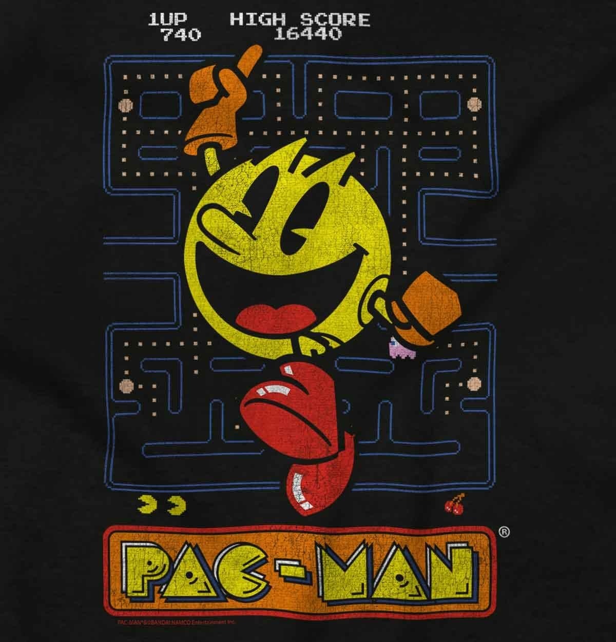 image:imageBrisco Brands Pacman High Score Crewneck T Shirts Boy Girl