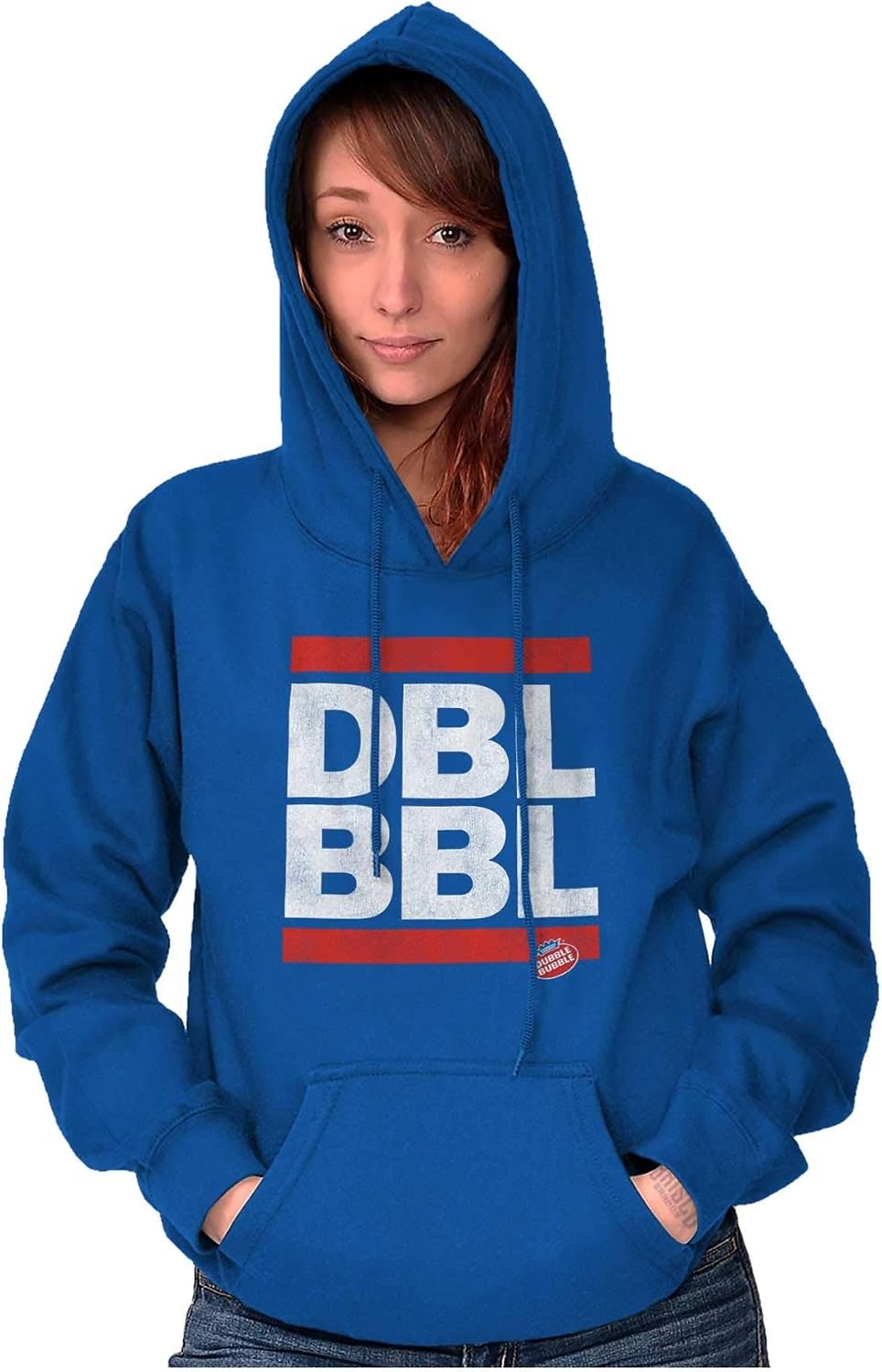 image:imageBrisco Brands Vintage Run Dubble Bubble Retro Logo Hoodie Sweatshirt Women MenRoyal