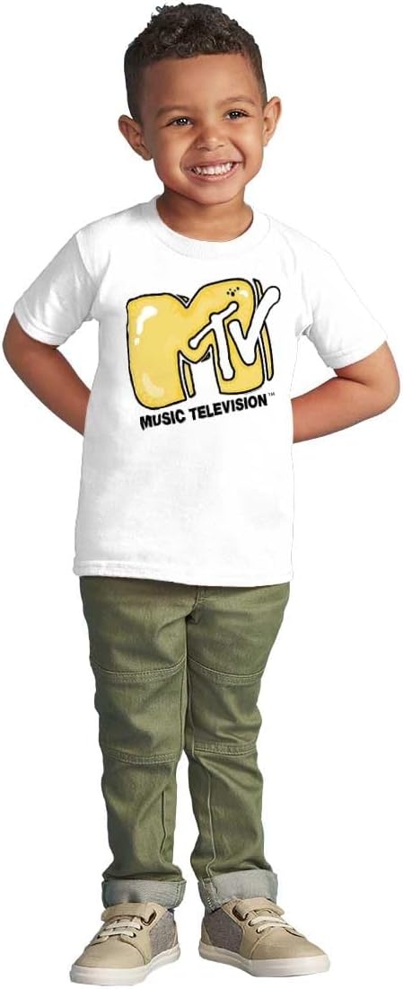 image:imageCool Retro MTV Bubble Balloon Logo Toddler Boy Girl T ShirtWhite