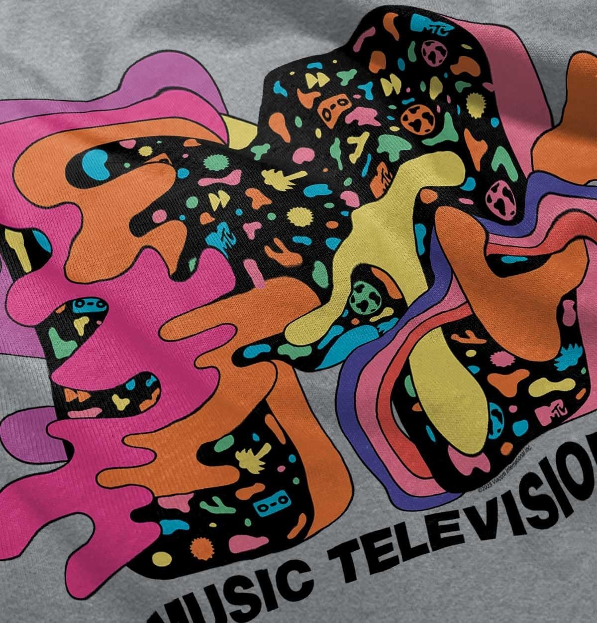 image:imageCool Retro MTV Groovy Waves Logo Toddler Boy Girl T ShirtHeather