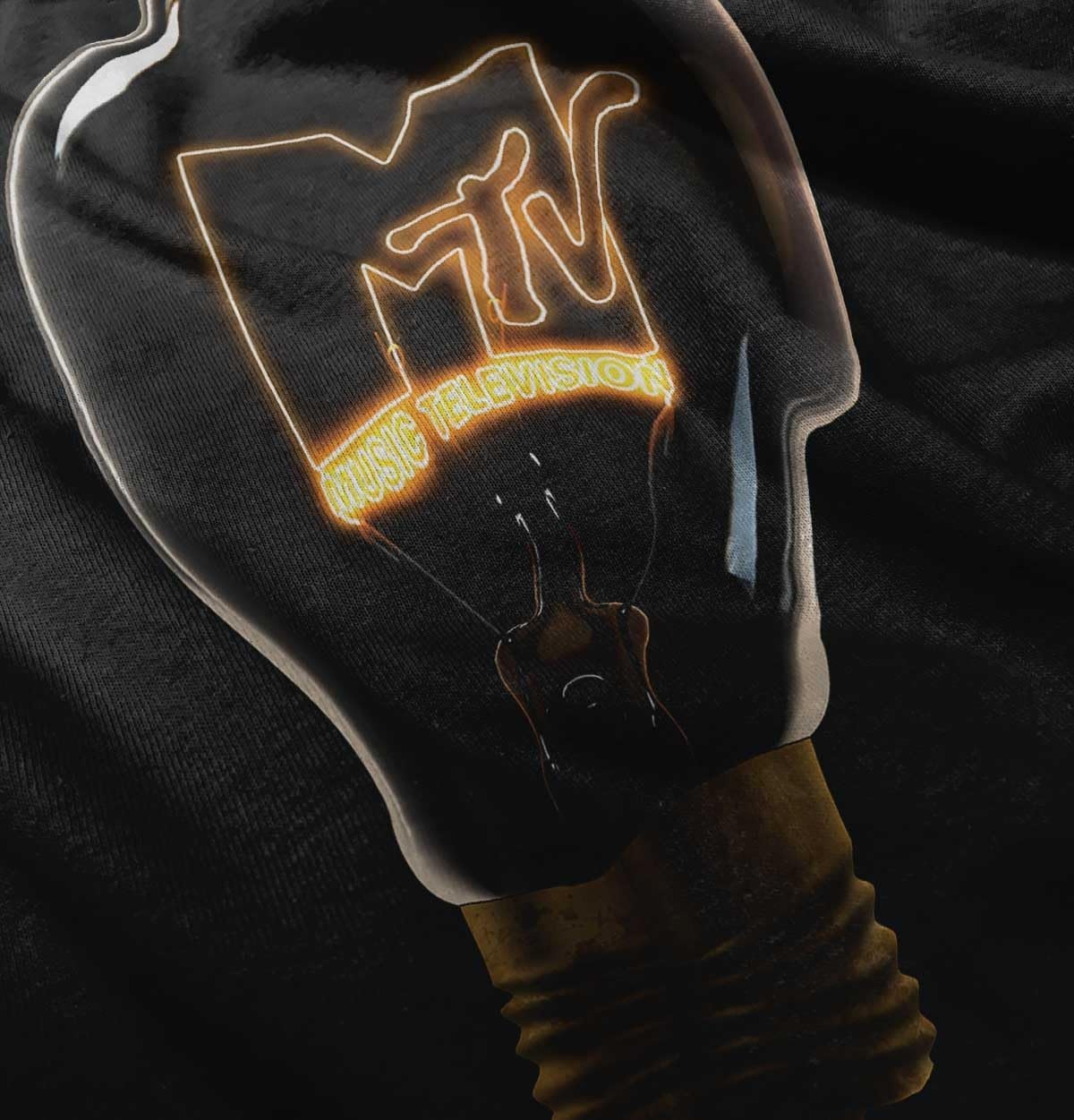 image:imageCool Retro MTV Lit Light Bulb Logo Toddler Boy Girl T ShirtBlack