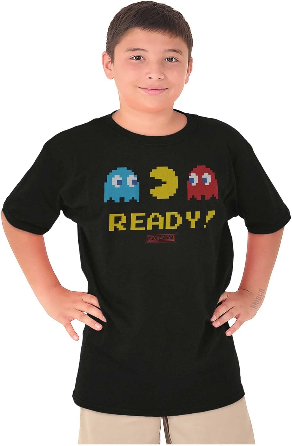 image:imagePacman 1980s Vintage Video Game Crewneck T Shirts Boy Girl