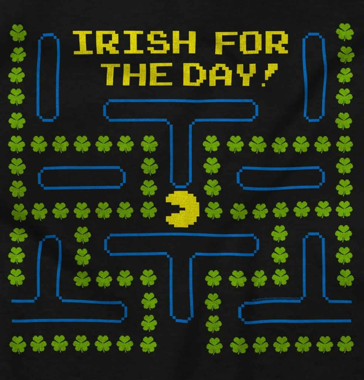 image:imagePacman St Paddys Irish for The Day Crewneck T Shirts Boy Girl