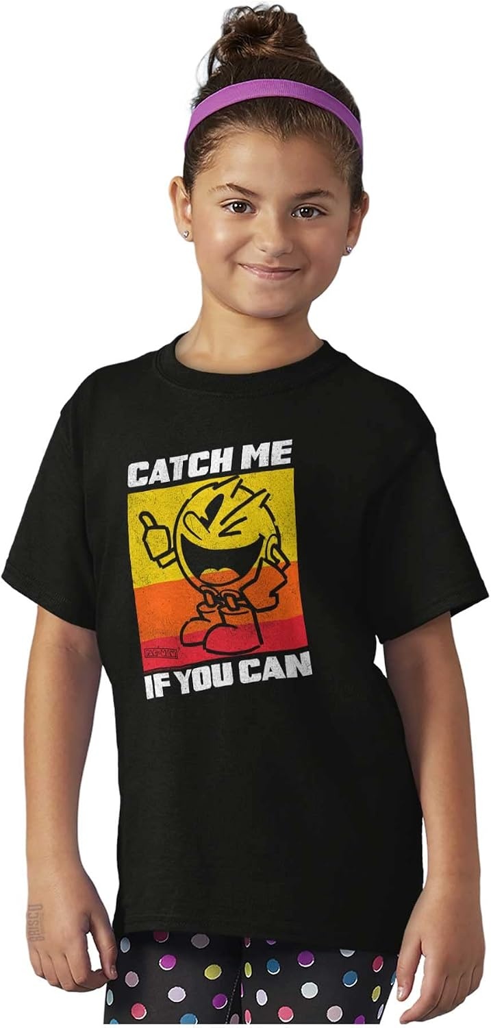 image:imageRetro Catch Pacman Funny Arcade Game Crewneck T Shirts Boy Girl
