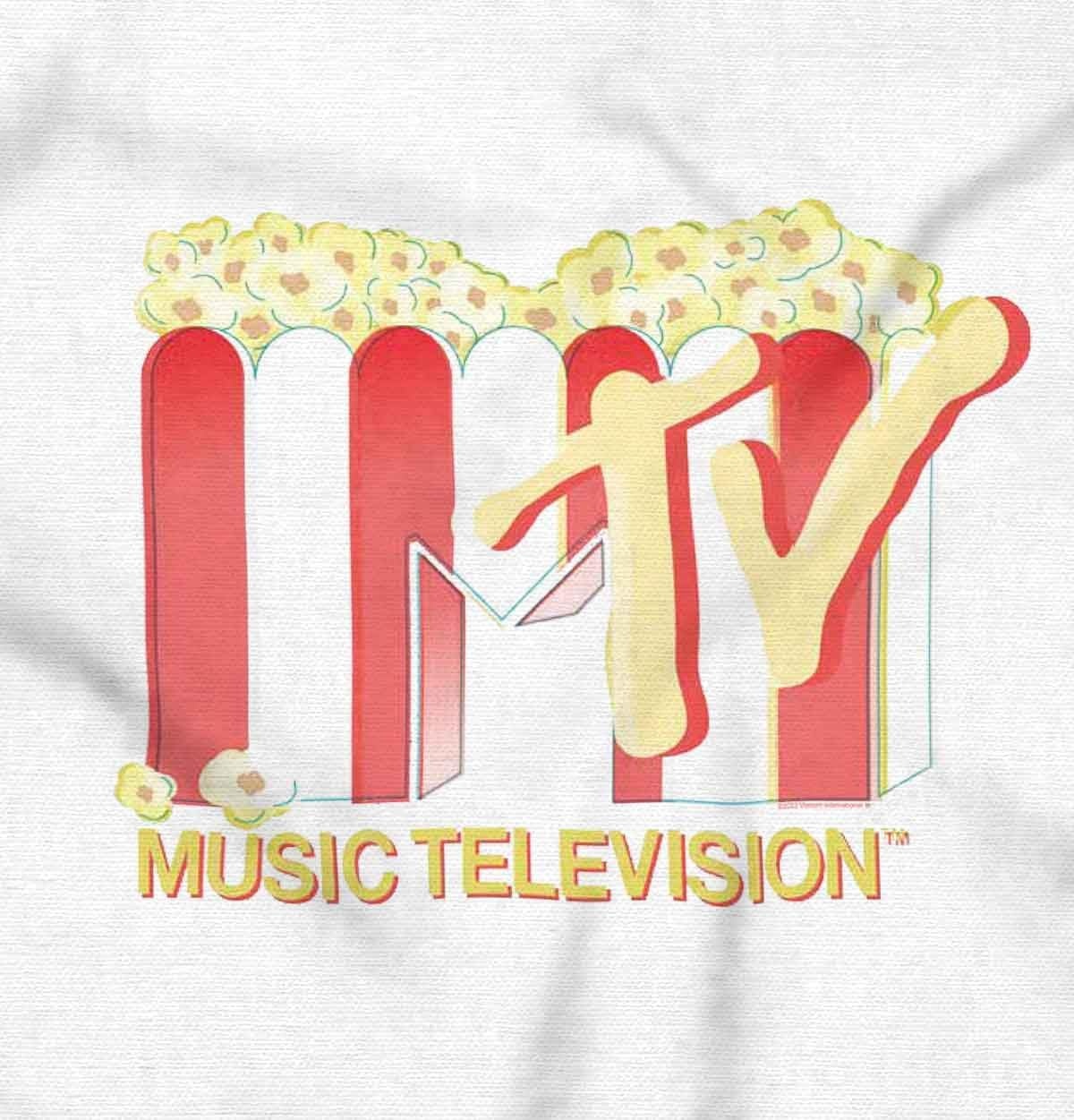 image:imageRetro MTV Buttered Popcorn Logo Toddler Boy Girl T ShirtWhite