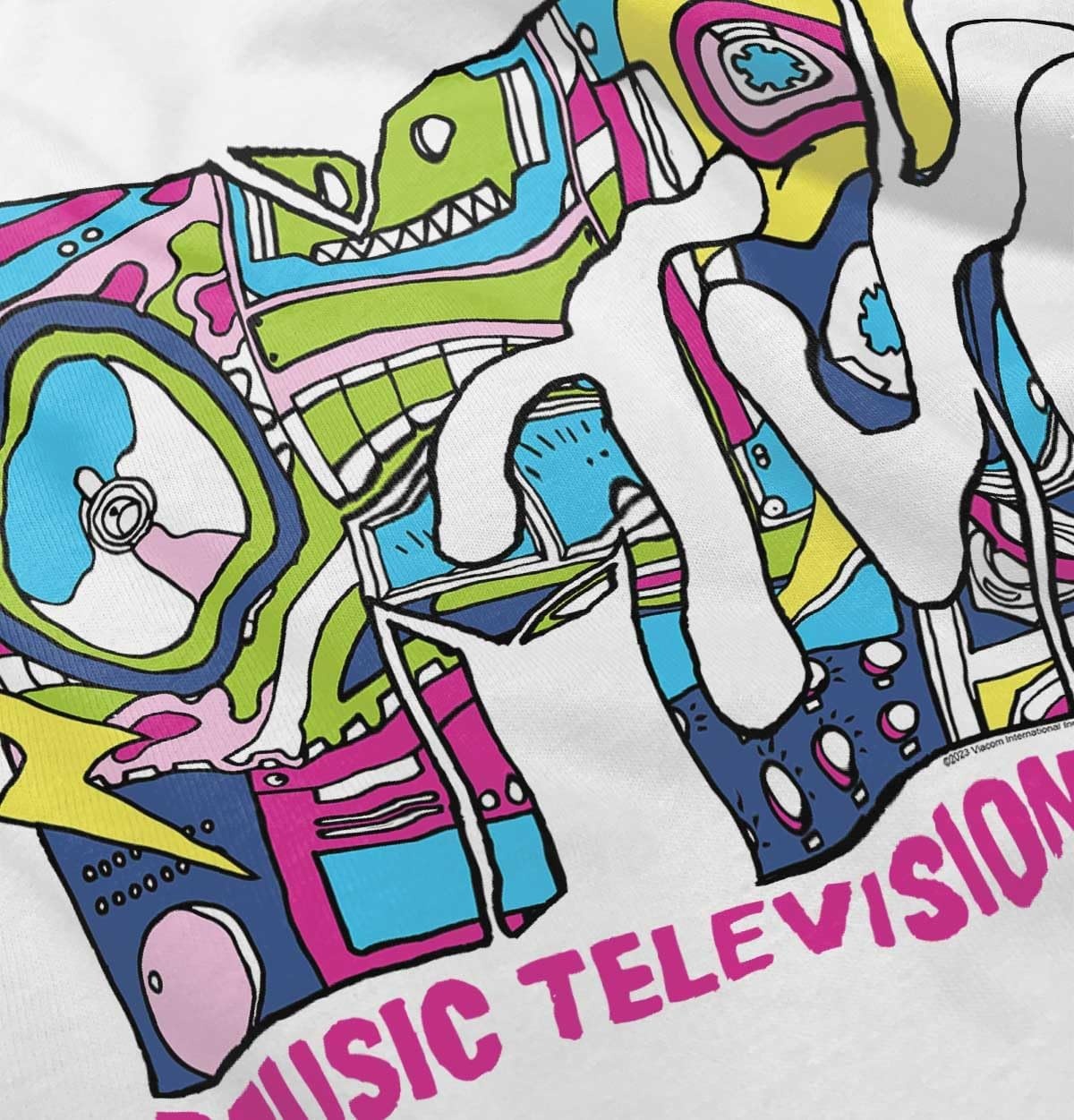 image:imageRetro MTV Music Lightning Bolt Logo Toddler Boy Girl T ShirtWhite
