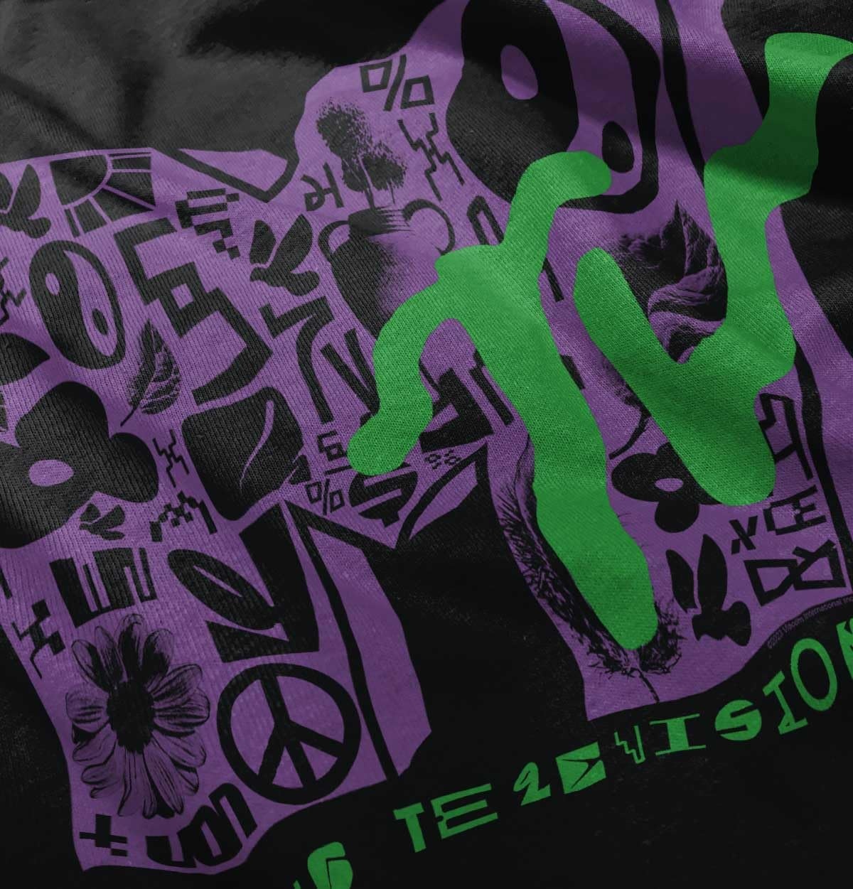 image:imageRetro MTV Peace Zen Hippie Logo Toddler Boy Girl T ShirtBlack