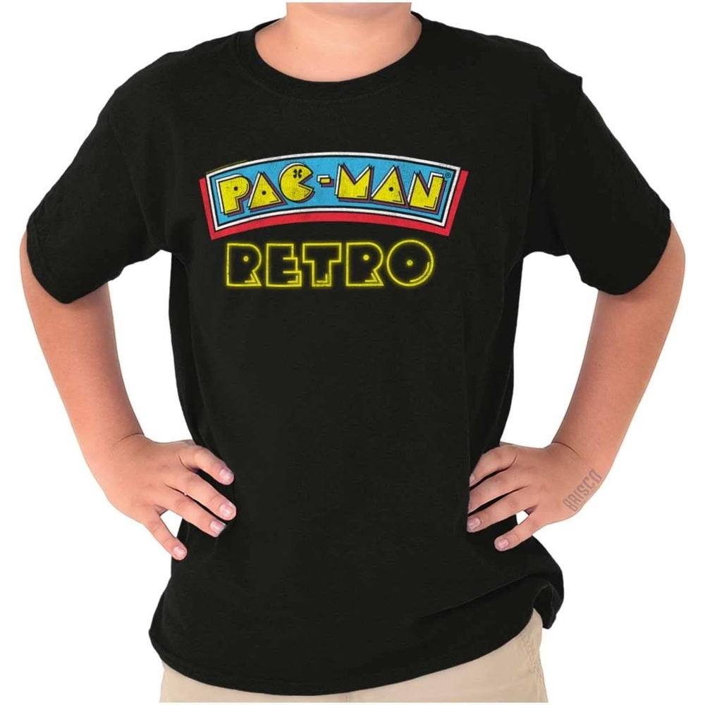 image:imageBrisco Brands High Score 80s Arcade Pacman Crewneck T Shirts Boy Girl