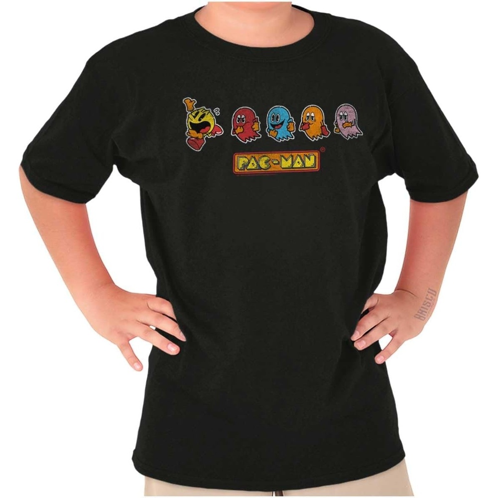 image:imageOriginal Pacman Vintage Arcade Game Crewneck T Shirts Boy Girl