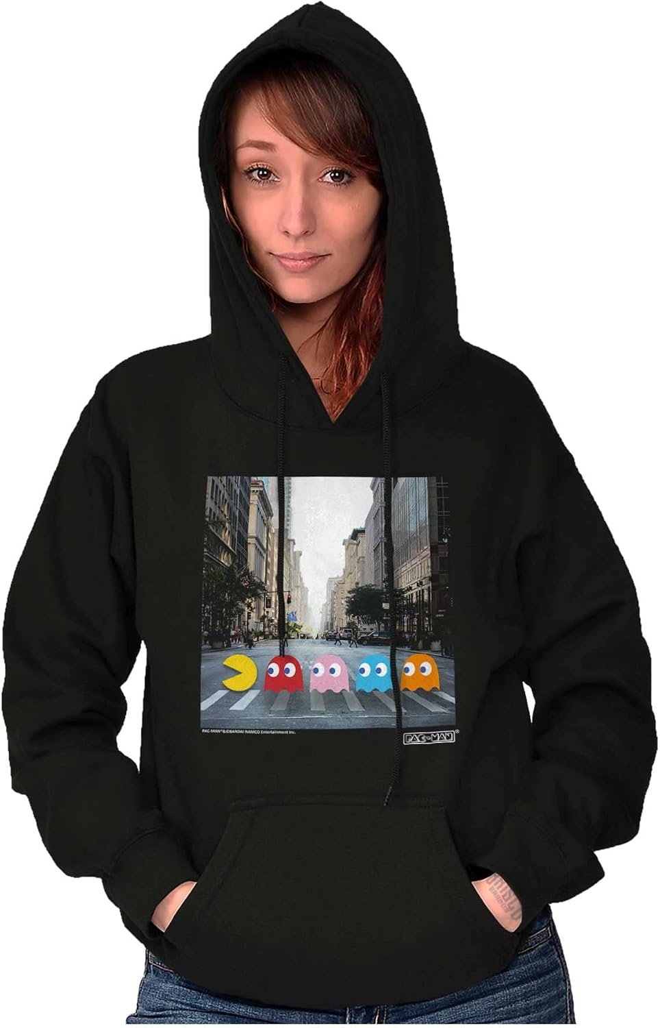 image:imageBrisco Brands PACMAN Ghosts Classic Rock Album Hoodie Sweatshirt Women MenBlack