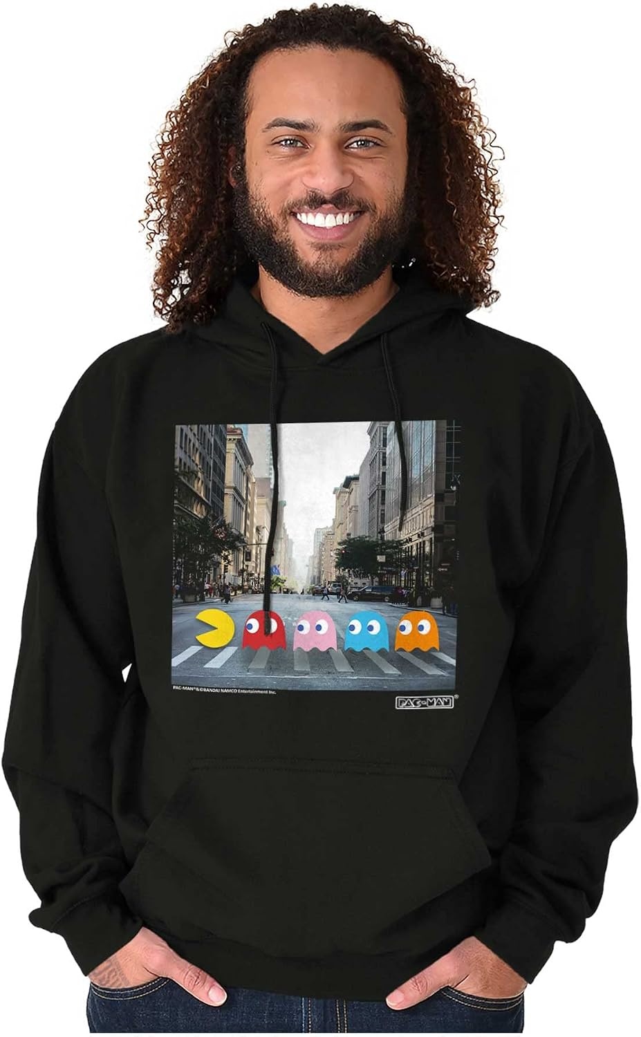 image:imageBrisco Brands PACMAN Ghosts Classic Rock Album Hoodie Sweatshirt Women MenBlack