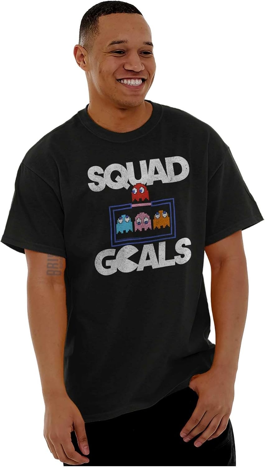 image:imageBrisco Brands Pacman Ghosts Squad Goals BFF Besties Graphic T Shirt Men or WomenBlack