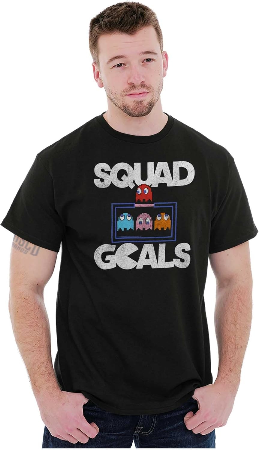 image:imageBrisco Brands Pacman Ghosts Squad Goals BFF Besties Graphic T Shirt Men or WomenBlack