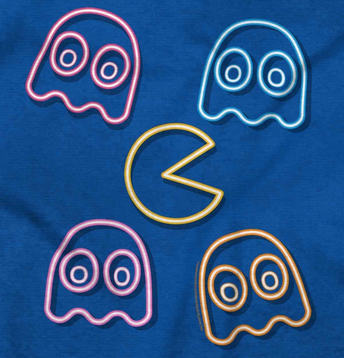image:imageBrisco Brands Retro PACMAN Character Silhouettes Sweatshirt for Men or WomenRoyal