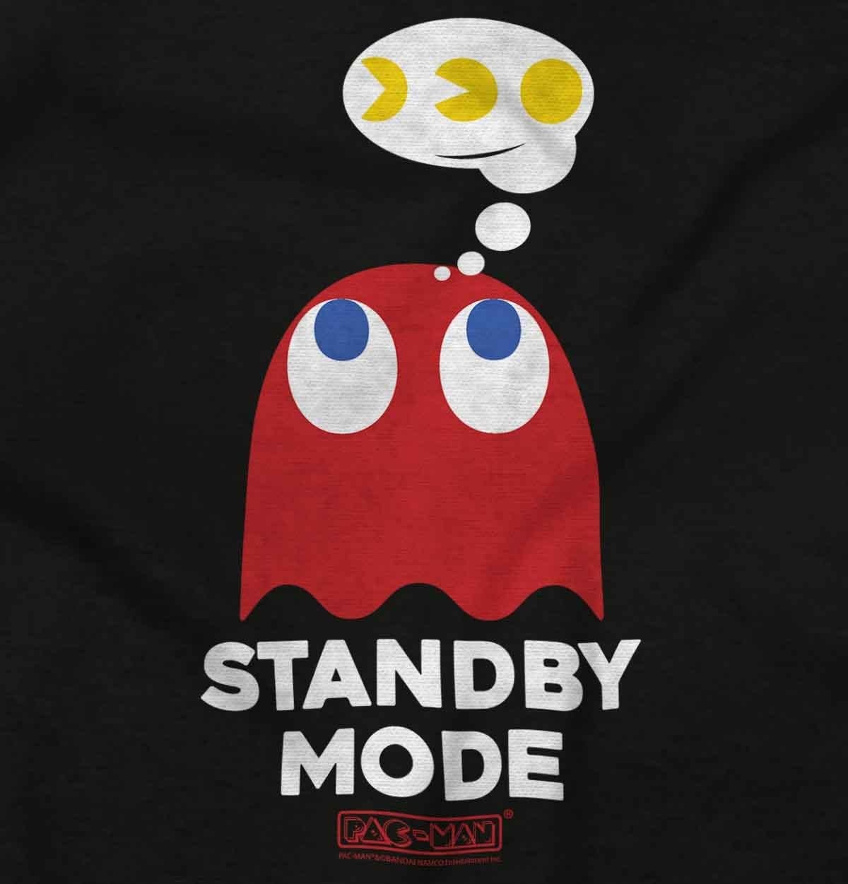 image:imagePACMAN Ghost Blinky Standby Mode Hoodie Sweatshirt Women MenBlack