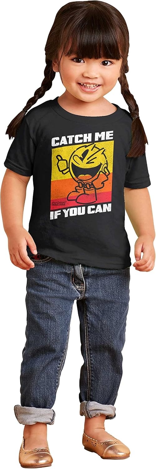 image:imageRetro Catch Pacman Funny Arcade Game Toddler Boy Girl T ShirtBlack