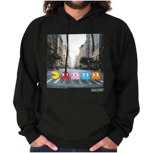Brisco Brands PACMAN Ghosts Classic Rock Album Hoodie Sweatshirt Women Men(Black)