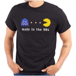 Pacman Made in The 80s 1980s Kid Graphic T Shirt Men or Women(Black)