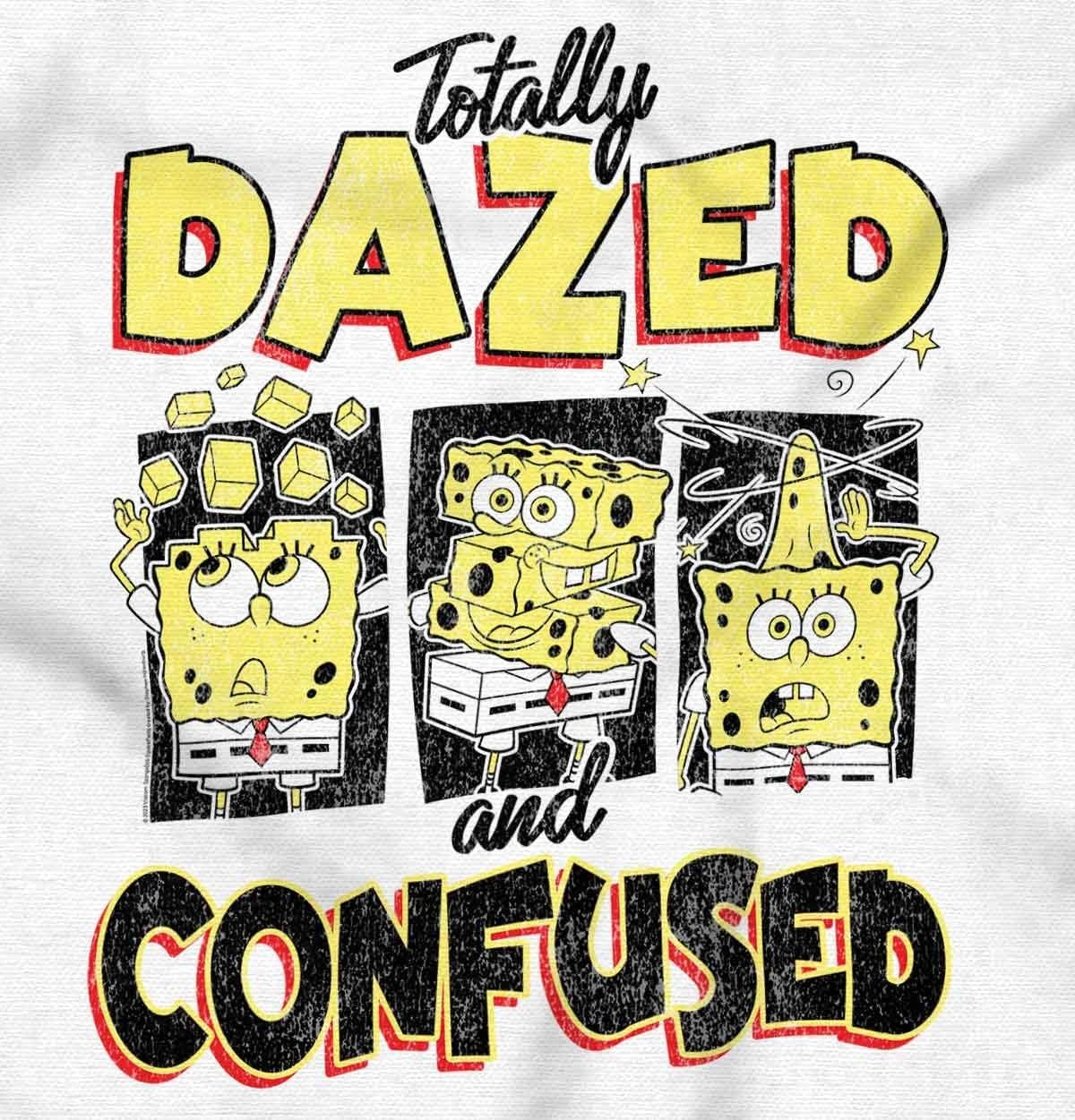 image:imageBrisco Brands SpongeBob Cartoon Dazed and Confused Baby Romper Boys or GirlsWhite
