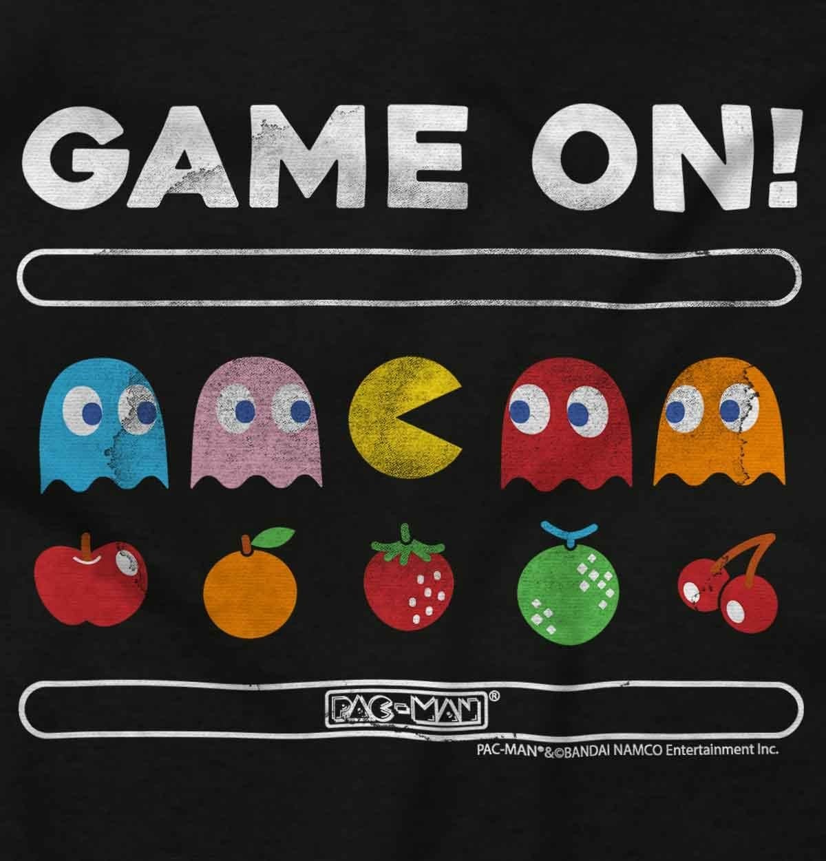 image:imageGame On Vintage 80s Pacman Gamer Crewneck T Shirts Boy GirlBlack