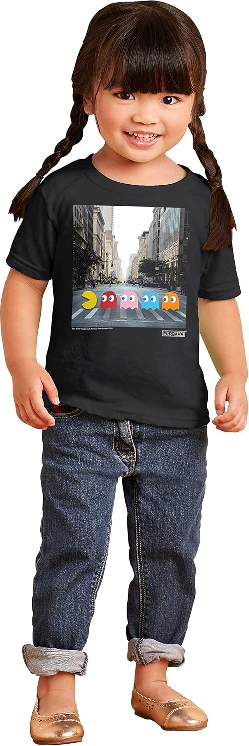 image:imagePacman Ghosts Classic Rock Album Toddler Boy Girl T ShirtBlack