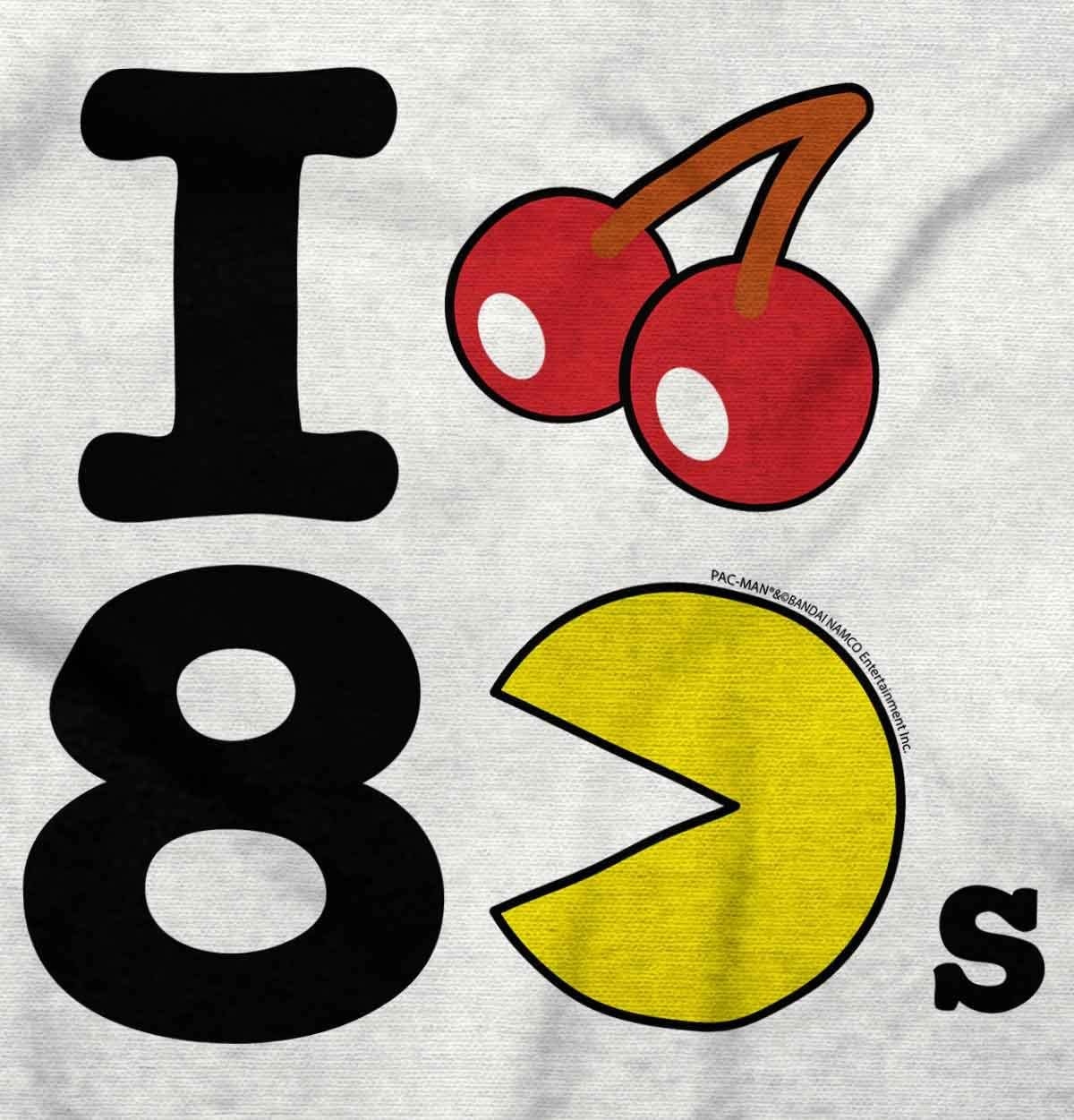 image:imagePacman I Love The 80s Cherry Fruit Graphic T Shirt Men or WomenWhite