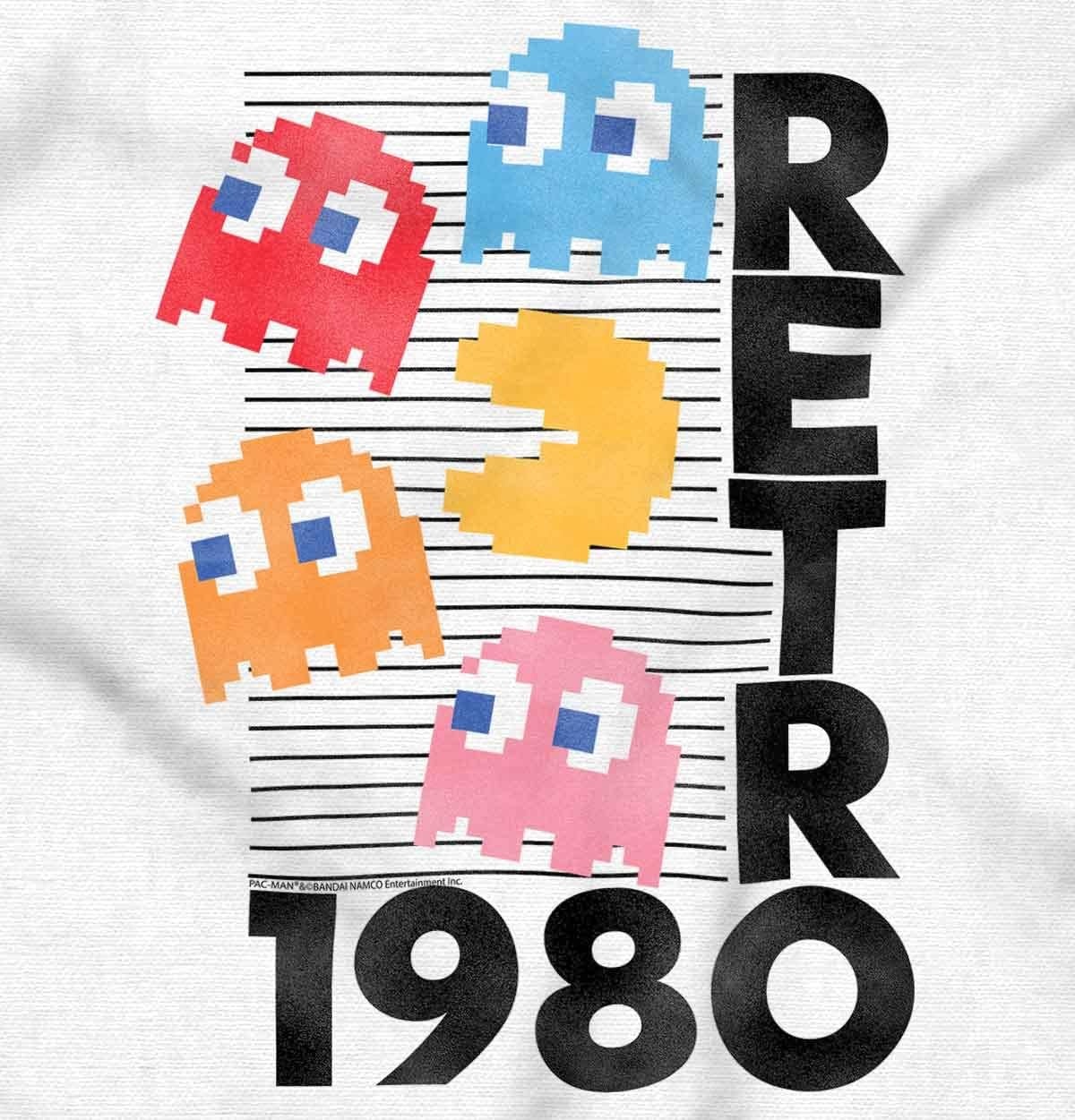 image:imageRetro Pacman Arcade Game Characters Crewneck T Shirts Boy Girl