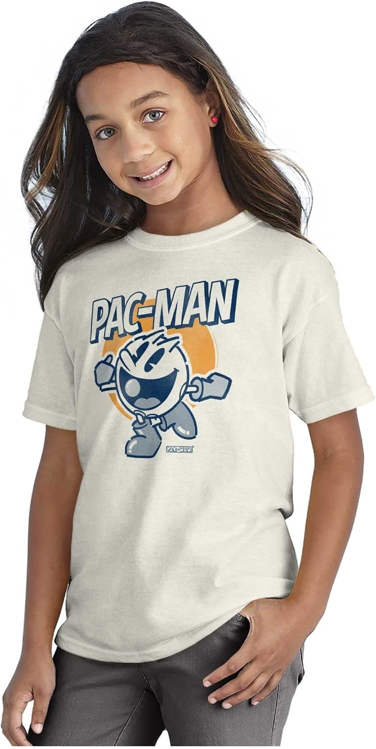 image:imageVintage Pacman Arcade Game Nostalgic Crewneck T Shirts Boy Girl