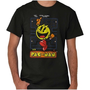 Brisco Brands Pacman High Score Graphic T Shirt Men or Women(Black)
