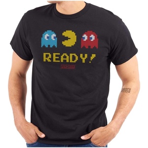 Pacman 1980s Vintage Video Game Graphic T Shirt Men or Women(Black)