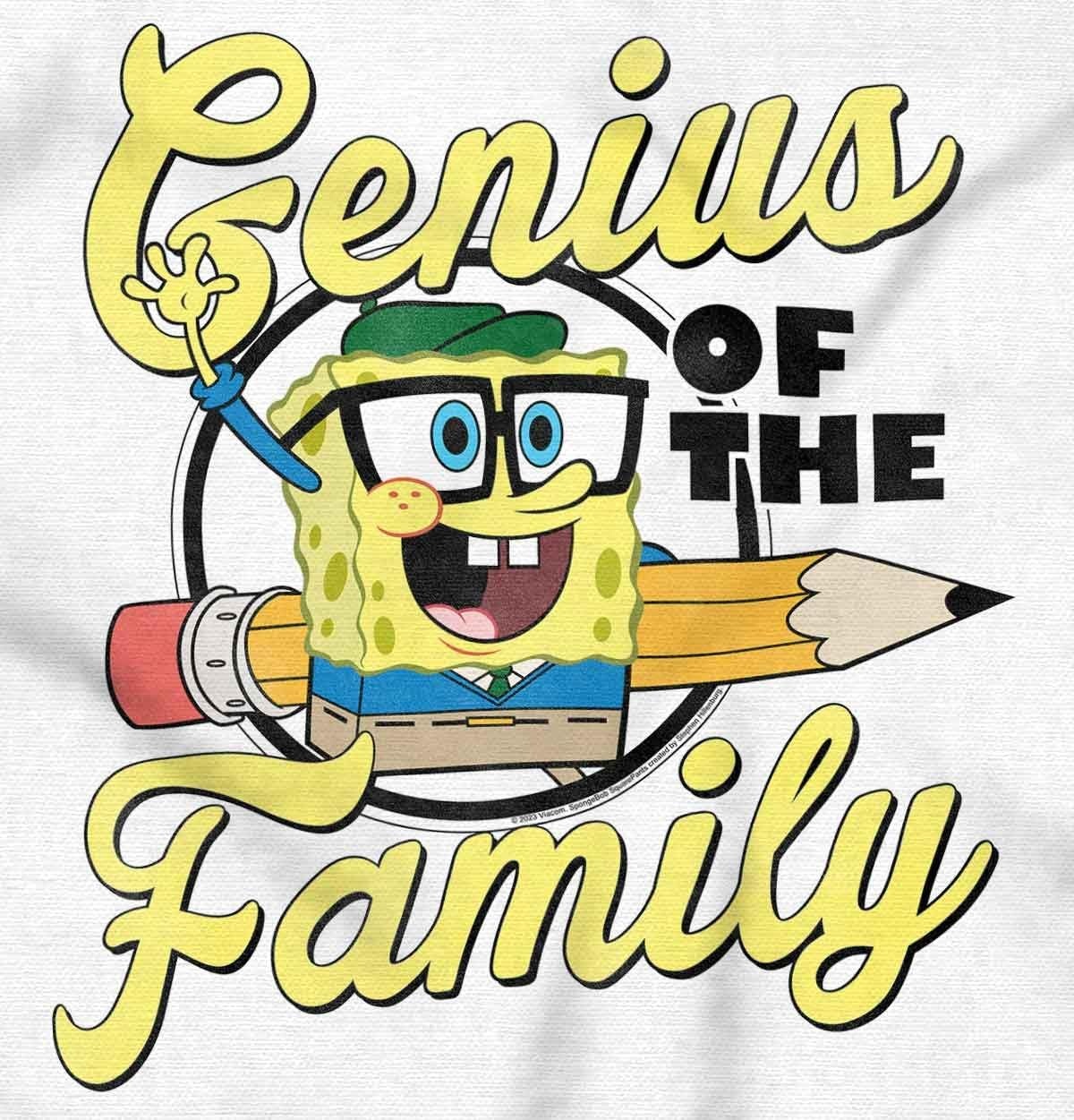 image:imageBrisco Brands SpongeBob Genius of the Family Baby Romper Boys or GirlsWhite