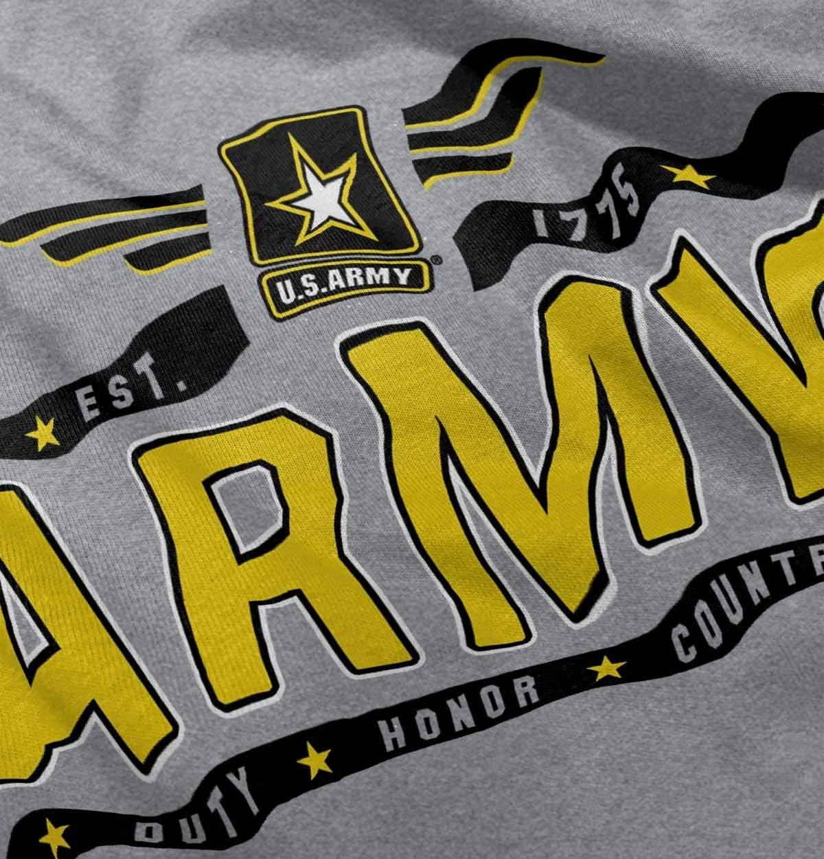 image:imageBrisco Brands US Army Star Logo Duty Honor Courage Toddler Boy Girl T ShirtHeather