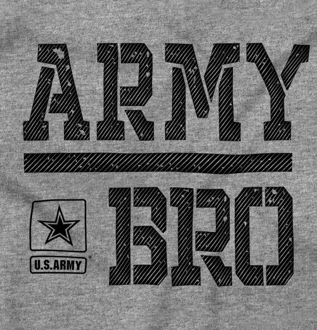 image:imageUS Army Bro Military Soldier Pride Mens Long Sleeve Tee T ShirtSport Grey