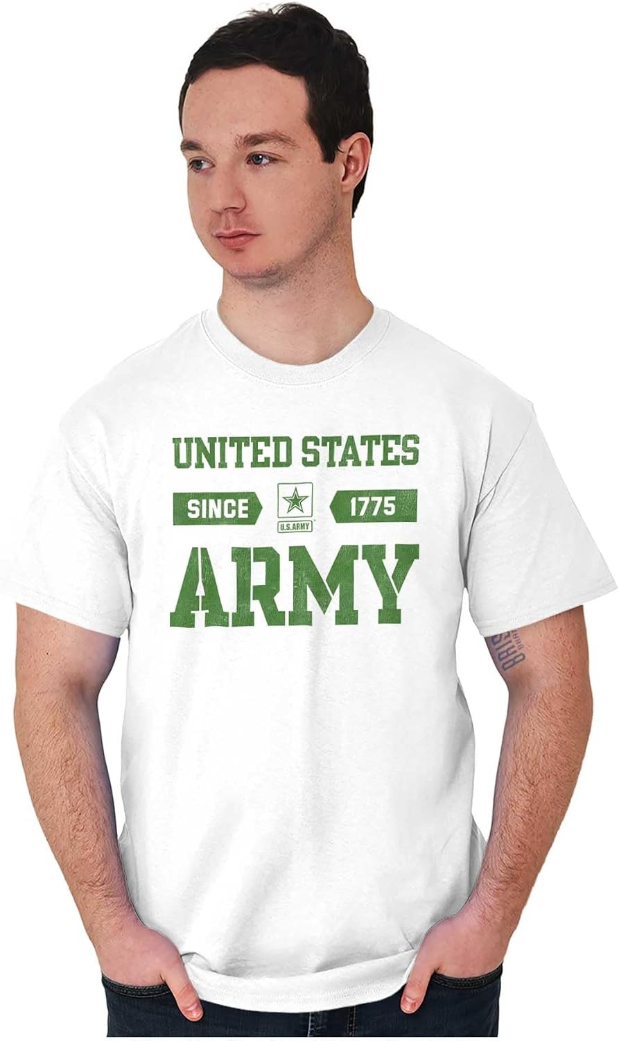 image:imageUS Army Soldier Veteran Proud Pride Graphic T Shirt Men or WomenWhite