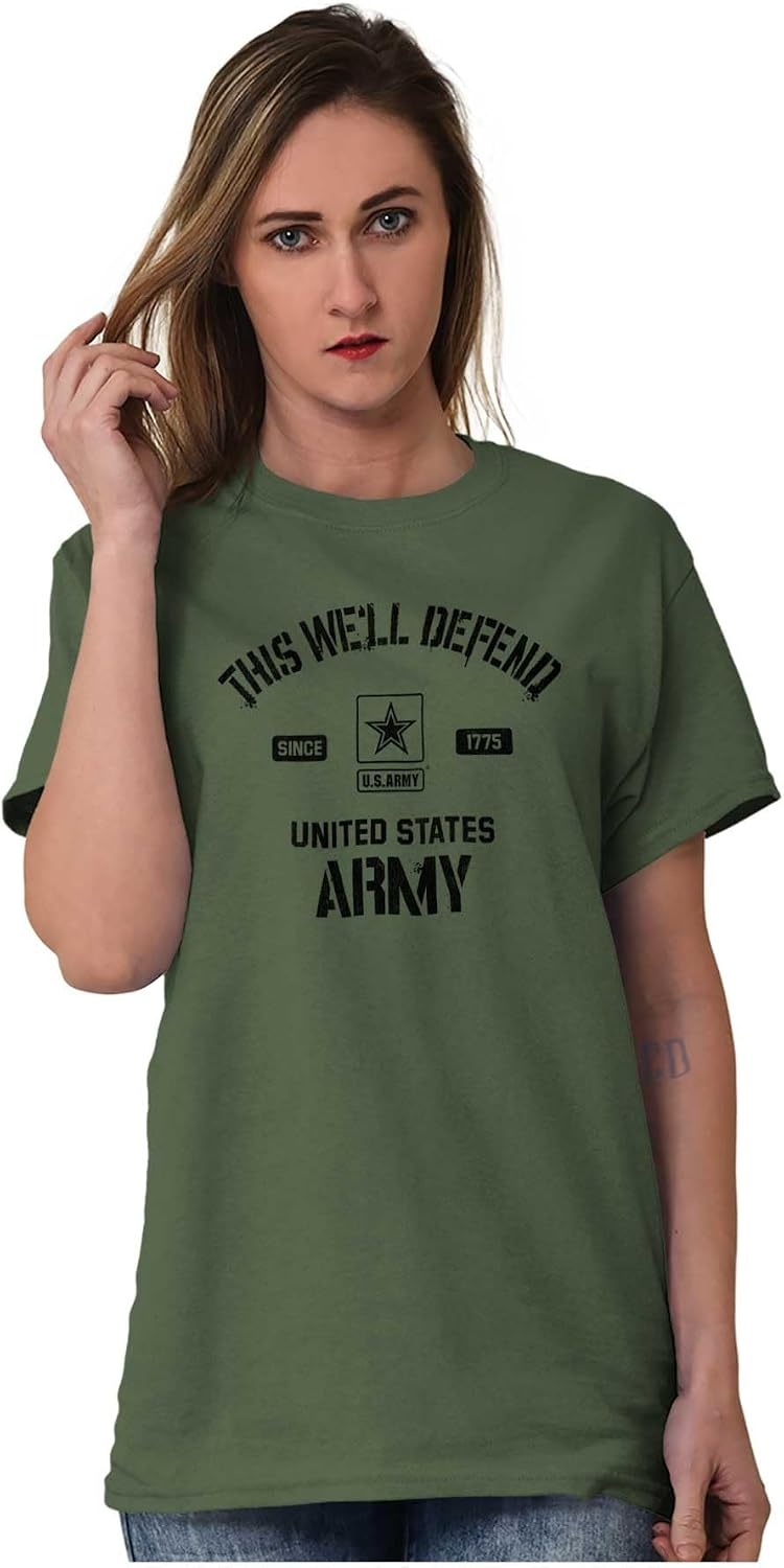 image:imageUS Army This Well Defend Graphic T Shirt Men or WomenMilitary Green