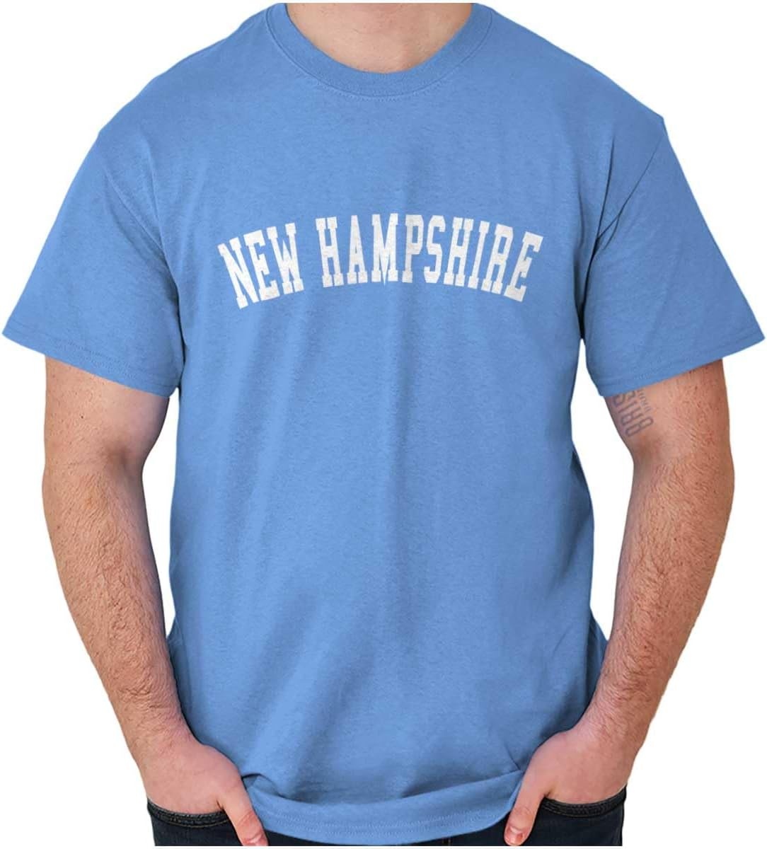 image:imageUSA State Simple Traditional Classic Graphic T Shirt for Men or WomenCarolina Blue