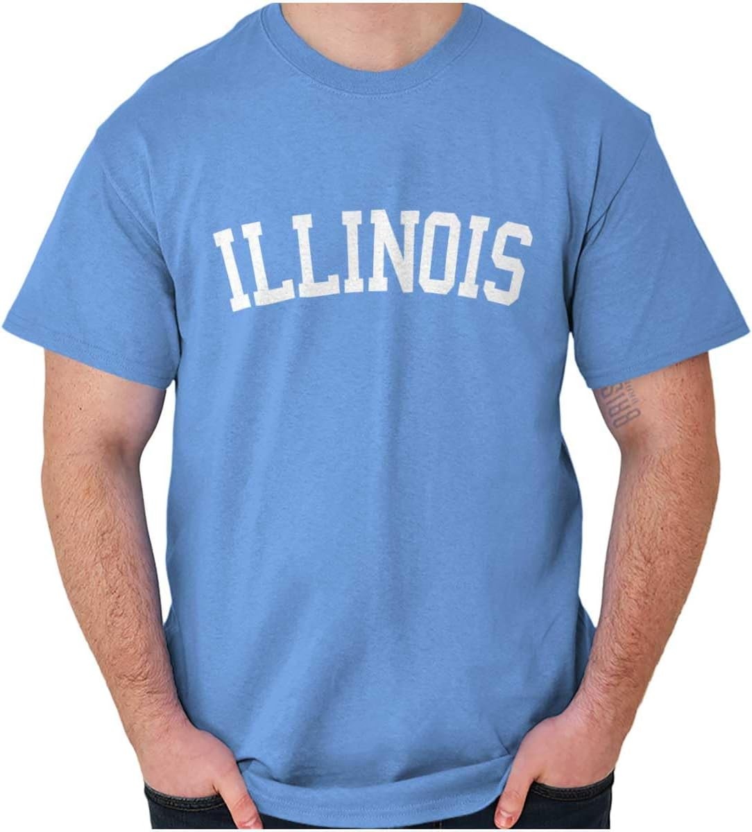 image:imageUSA State Simple Traditional Classic Graphic T Shirt for Men or WomenCarolina Blue