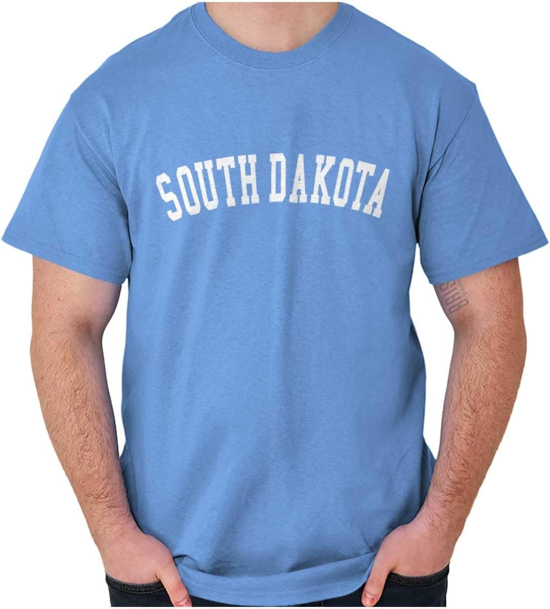 image:imageUSA State Simple Traditional Classic Graphic T Shirt for Men or WomenCarolina Blue