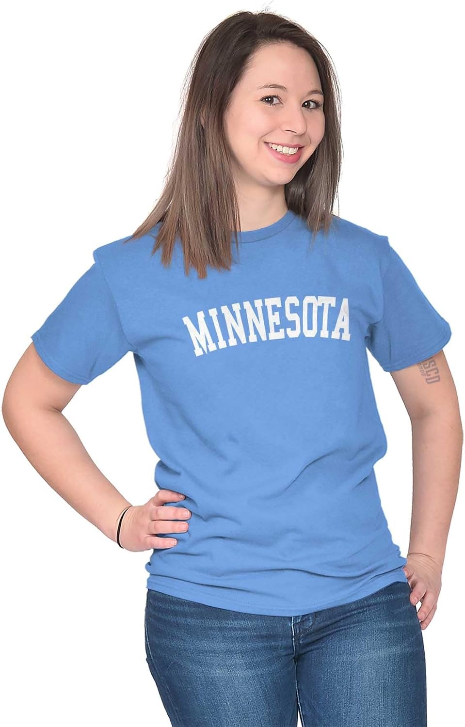 image:imageUSA State Simple Traditional Classic Graphic T Shirt for Men or WomenCarolina Blue