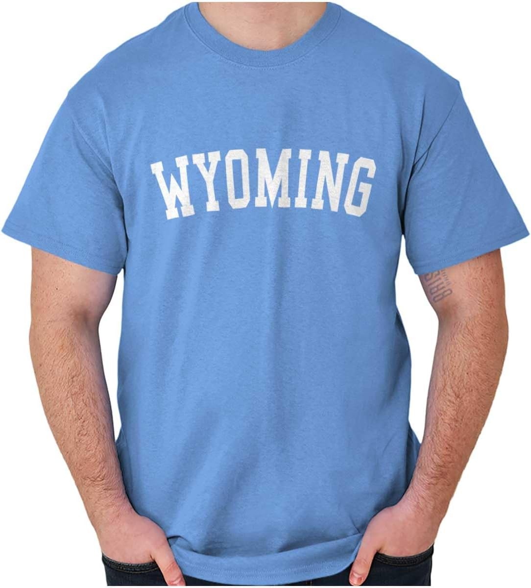 image:imageUSA State Simple Traditional Classic Graphic T Shirt for Men or WomenCarolina Blue