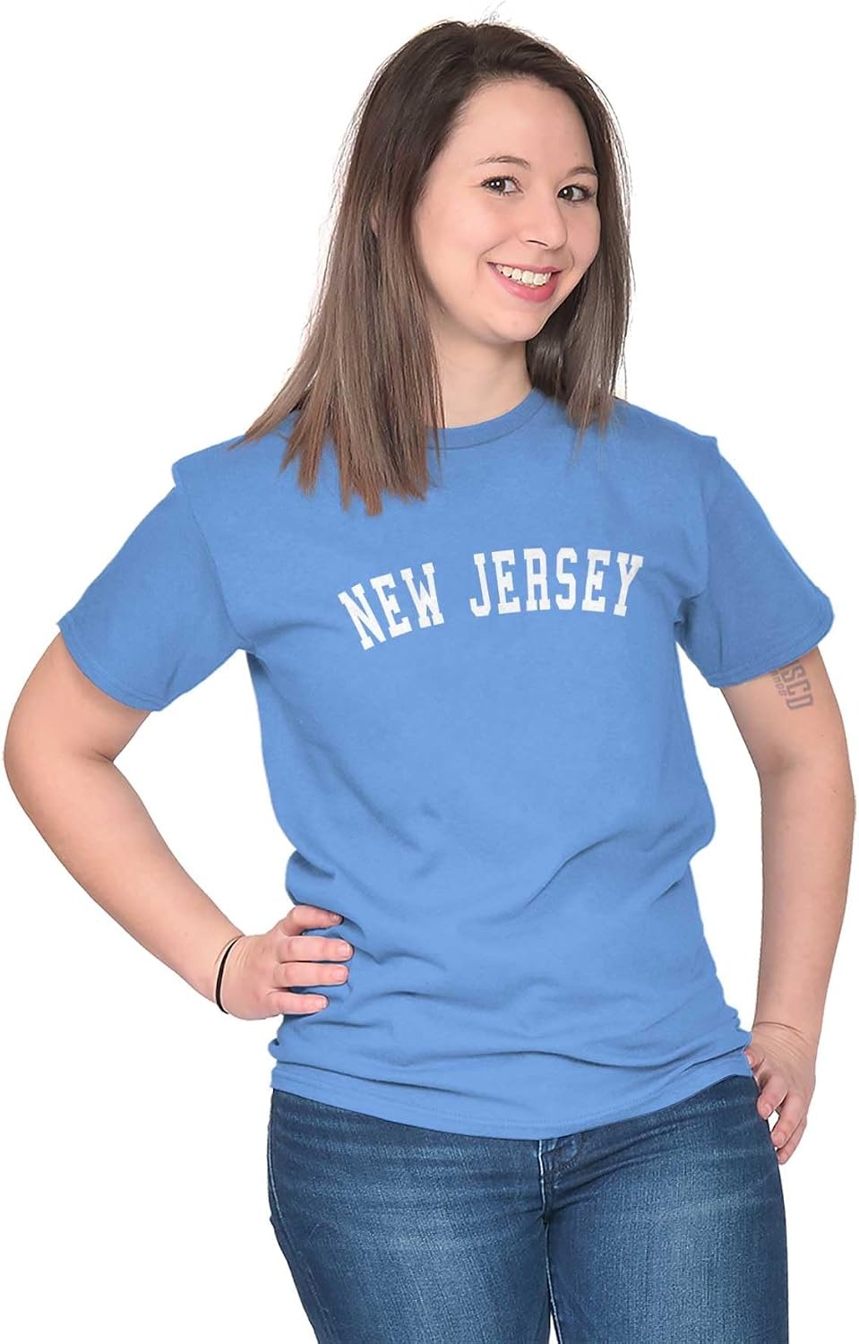 image:imageUSA State Simple Traditional Classic Graphic T Shirt for Men or WomenCarolina Blue