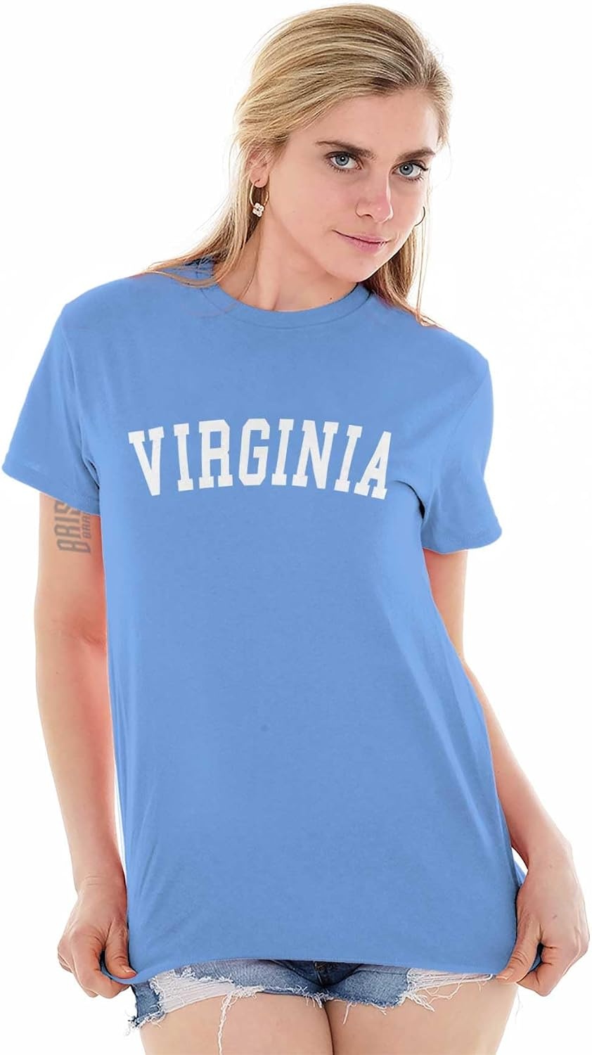 image:imageUSA State Simple Traditional Classic Graphic T Shirt for Men or WomenCarolina Blue