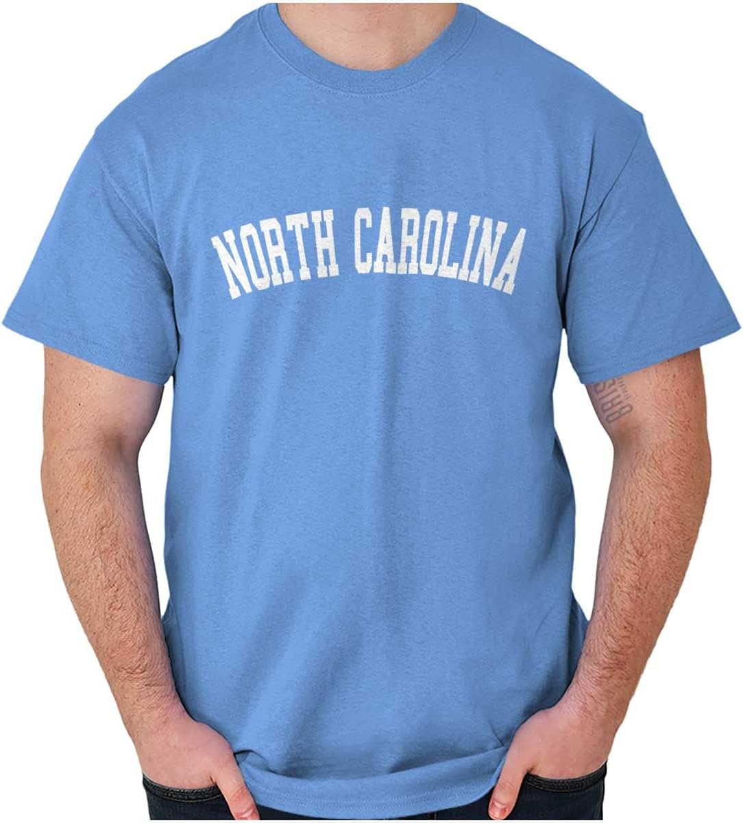 image:imageUSA State Simple Traditional Classic Graphic T Shirt for Men or WomenCarolina Blue
