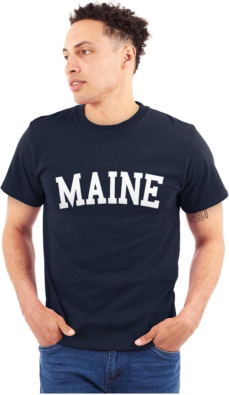 image:imageUSA State Simple Traditional Classic Graphic T Shirt for Men or WomenNavy