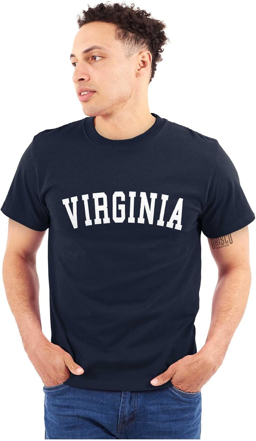 image:imageUSA State Simple Traditional Classic Graphic T Shirt for Men or WomenNavy