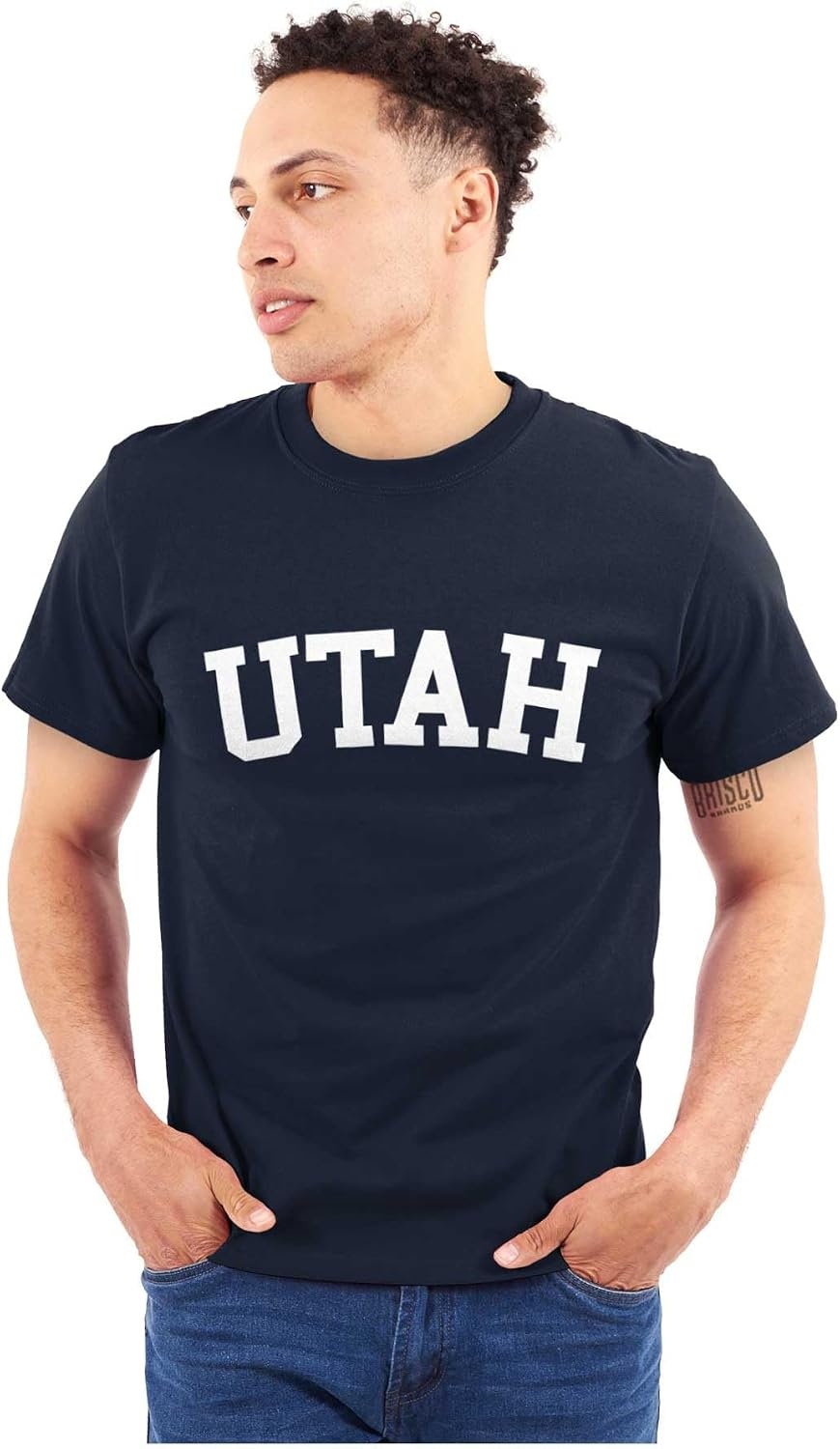 image:imageUSA State Simple Traditional Classic Graphic T Shirt for Men or WomenNavy