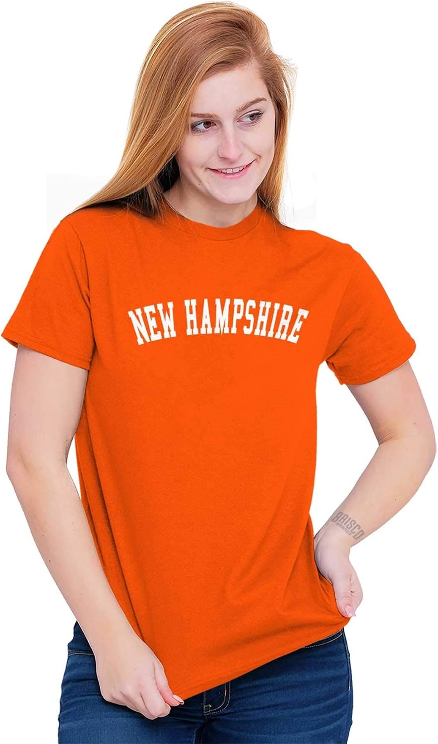 image:imageUSA State Simple Traditional Classic Graphic T Shirt for Men or WomenOrange