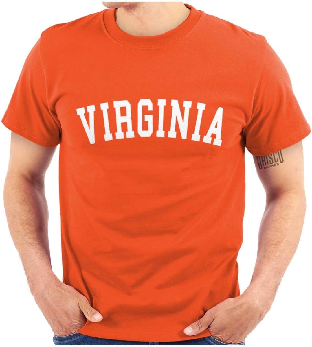 image:imageUSA State Simple Traditional Classic Graphic T Shirt for Men or WomenOrange