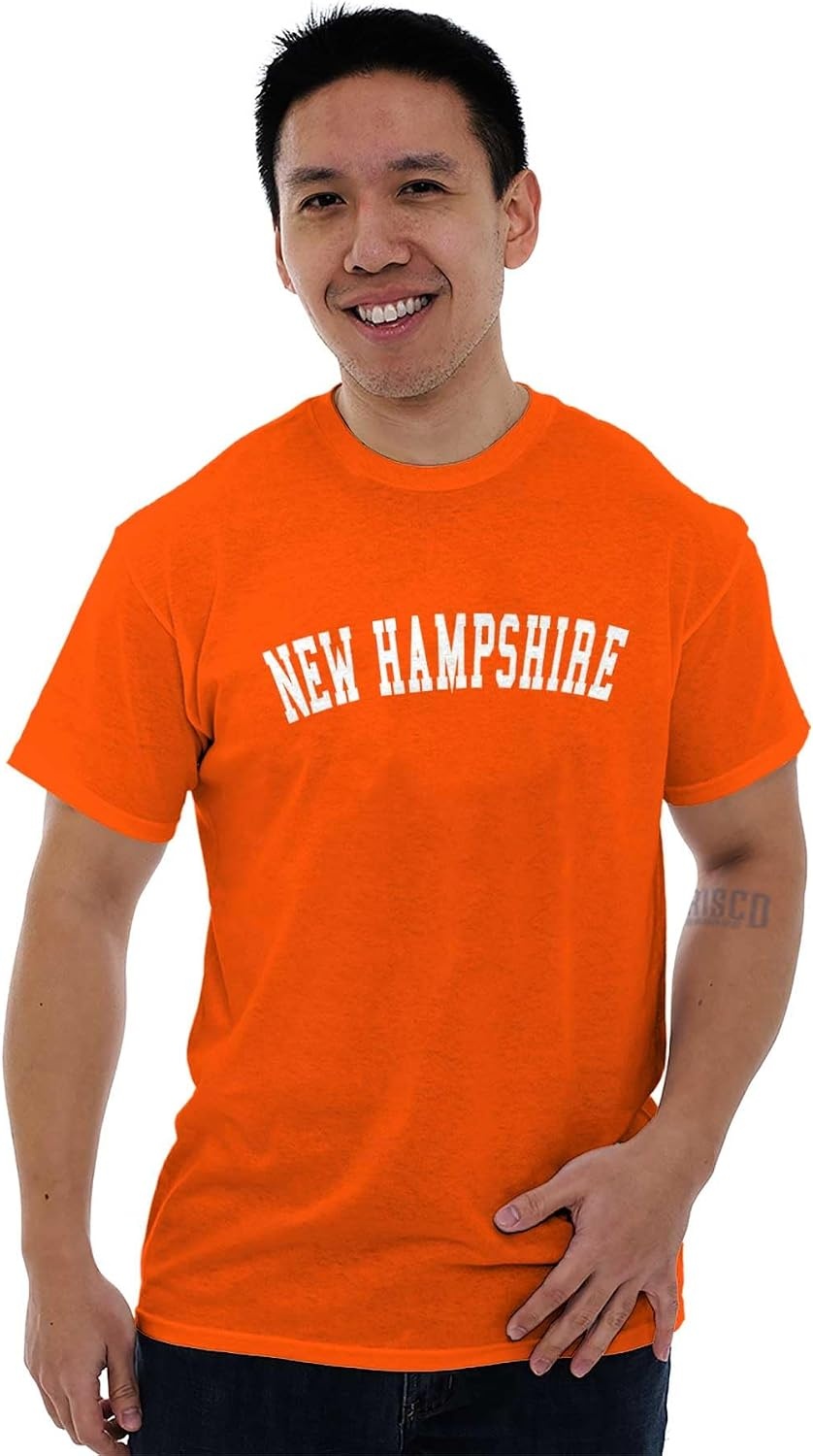 image:imageUSA State Simple Traditional Classic Graphic T Shirt for Men or WomenOrange